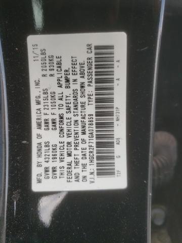 2016 HONDA ACCORD EX 1HGCR2F71GA078859