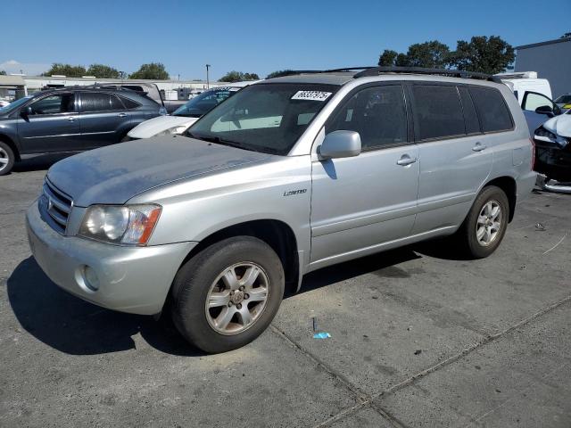 TOYOTA HIGHLANDER 2001 silver  gas JTEGF21A310017033 photo #1