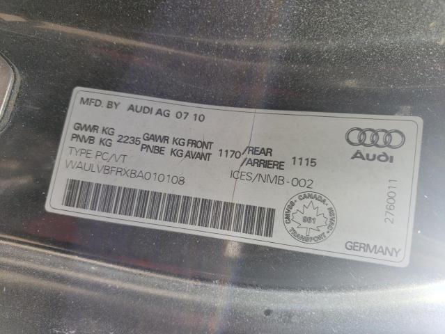 2011 AUDI S5 PREMIUM - WAULVBFRXBA010108