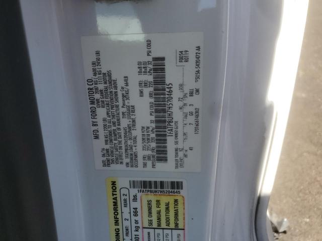 2017 FORD MUSTANG 1FATP8UH7H5204645