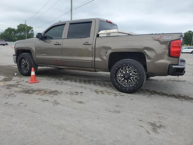 CHEVROLET SILVERADO 2015 brown crew pic gas 3GCUKREC9FG385498 photo #3