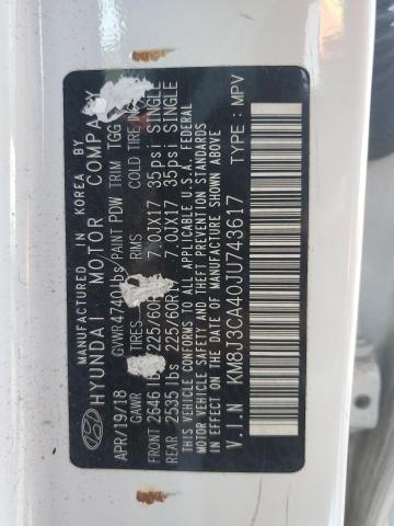 2018 HYUNDAI TUCSON SEL KM8J3CA40JU743617