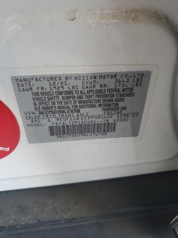 2022 NISSAN KICKS SR 3N1CP5DV9NL476708
