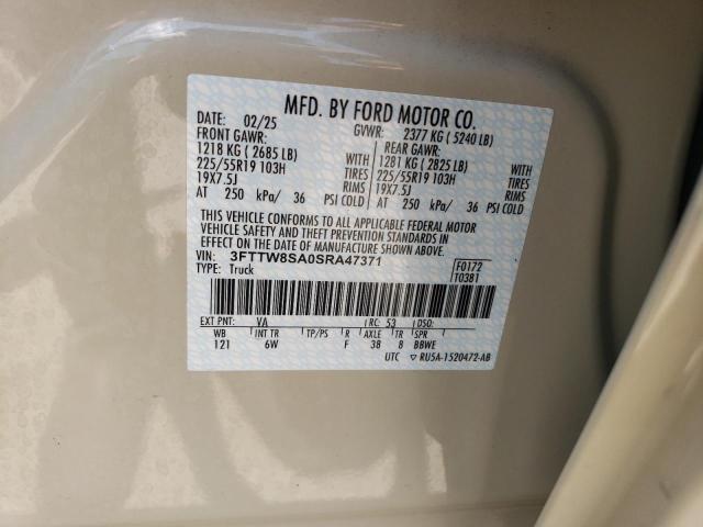 2025 FORD MAVERICK L 3FTTW8SA0SRA47371