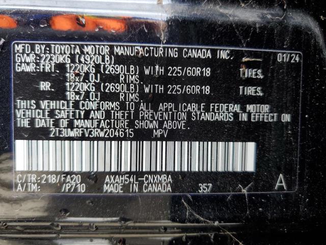 2024 TOYOTA RAV4 WOODL 2T3UWRFV3RW204615