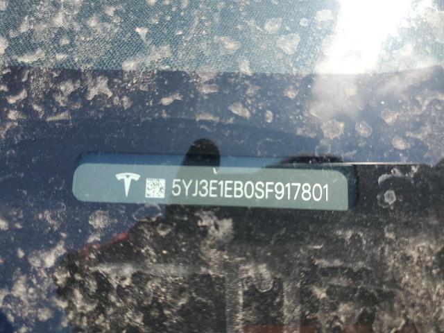 2025 TESLA MODEL 3 5YJ3E1EB0SF917801