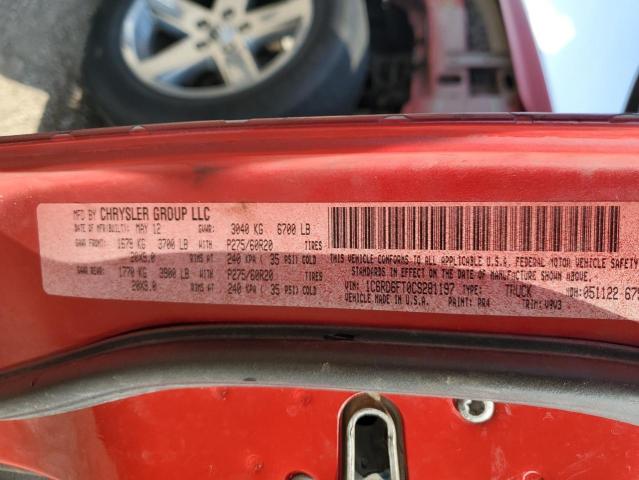 2012 DODGE RAM 1500 S - 1C6RD6FT0CS281197