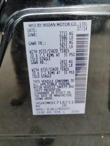 2014 NISSAN PATHFINDER - 5N1AR2MM2EC718251