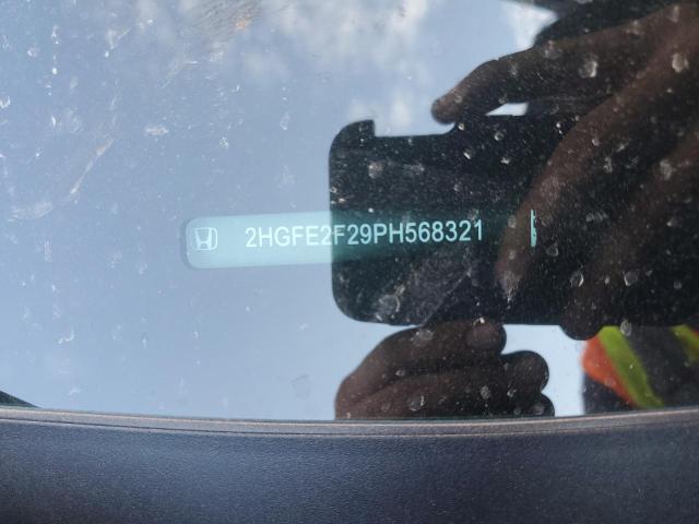 2023 HONDA CIVIC LX 2HGFE2F29PH568321