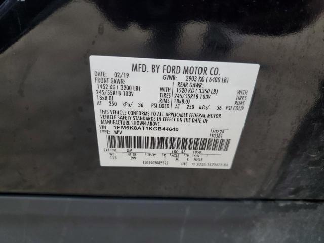 2019 FORD EXPLORER P - 1FM5K8AT1KGB44640