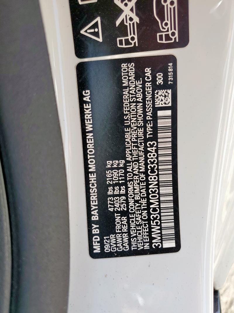2022 BMW M240XI - 3MW53CM03N8C33843