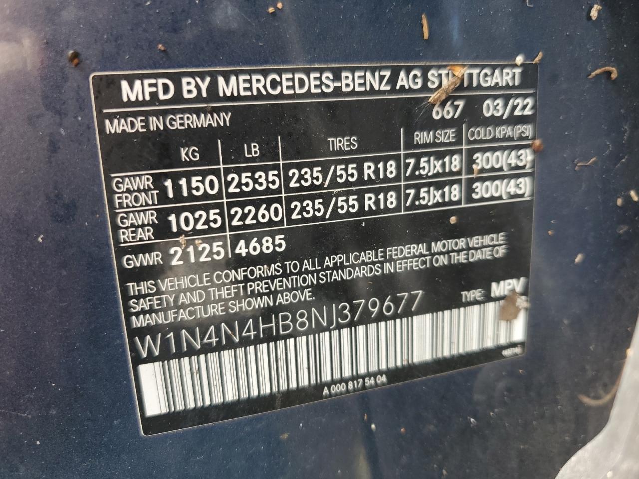 MERCEDES-BENZ GLA-CLASS 250 4MATIC