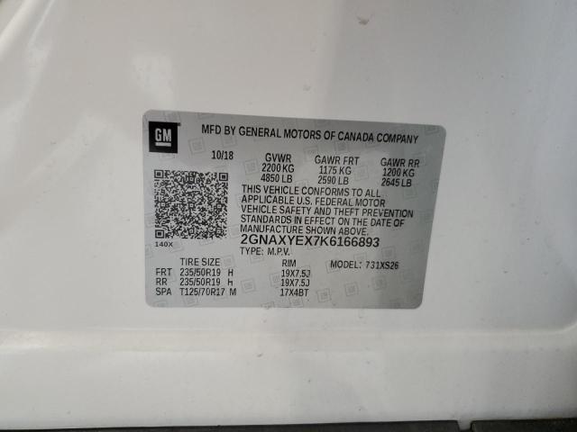 2019 CHEVROLET EQUINOX PR 2GNAXYEX7K6166893