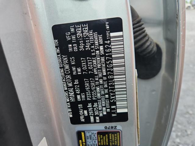 2018 HYUNDAI SANTA FE S 5XYZT3LB7JG571624