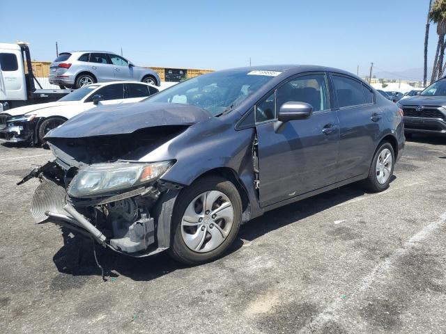 HONDA CIVIC LX 2015 gray  gas 19XFB2F50FE203733 photo #1