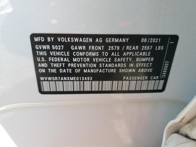 2021 VOLKSWAGEN ARTEON SEL - WVWSR7ANXME013493