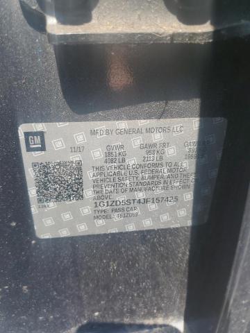 2018 CHEVROLET MALIBU LT 1G1ZD5ST4JF157425