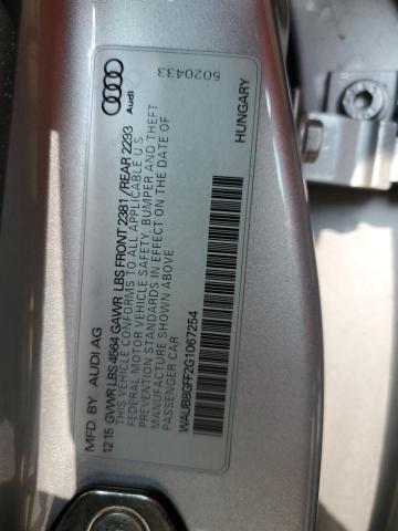 2016 AUDI A3 PREMIUM WAUB8GFF2G1067254