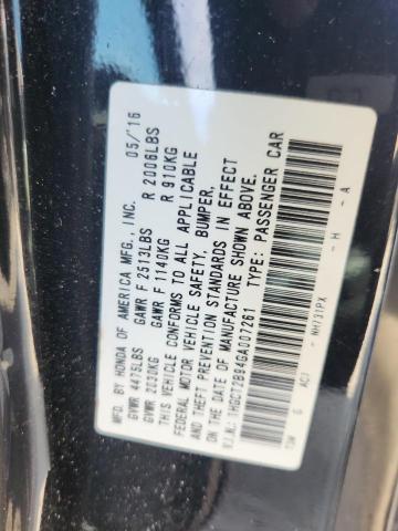 2016 HONDA ACCORD EXL 1HGCT2B94GA007261