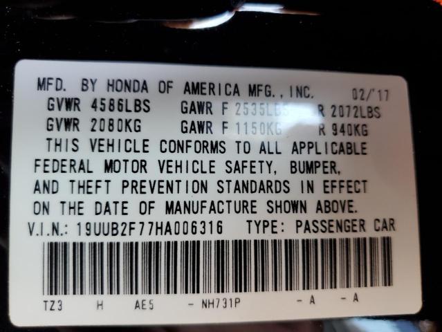 2017 ACURA TLX ADVANC 19UUB2F77HA006316