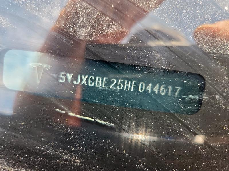 2017 TESLA MODEL X 5YJXCBE25HF044617