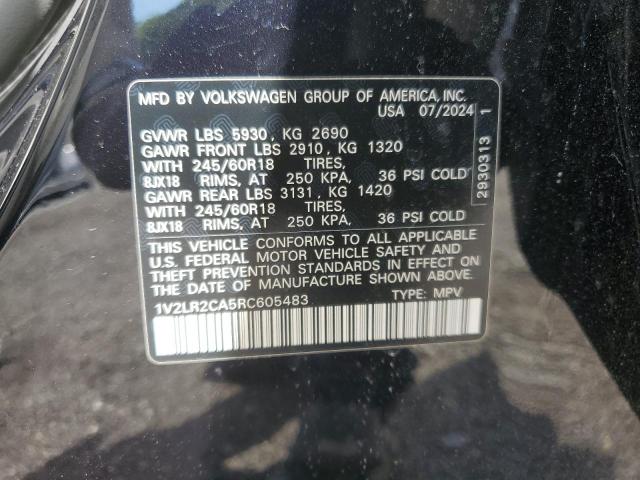 2024 VOLKSWAGEN ATLAS SE 1V2LR2CA5RC605483