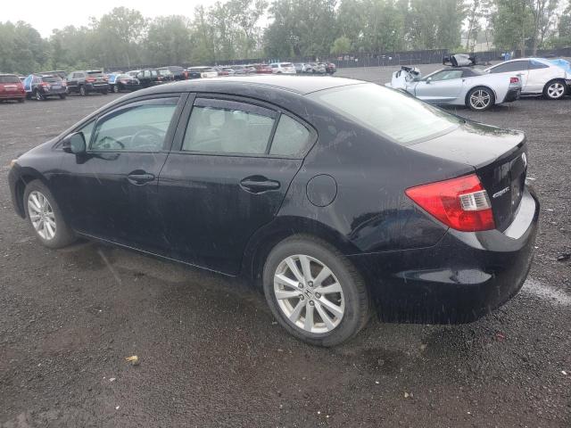 HONDA CIVIC EX 2012 black  gas 19XFB2F83CE341708 photo #3
