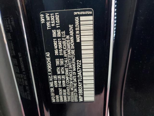 2020 PORSCHE CAYENNE S WP1BB2AY1LDA57922