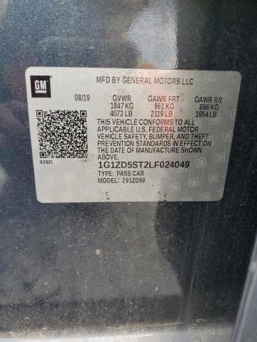 2020 CHEVROLET MALIBU LT - 1G1ZD5ST2LF024049