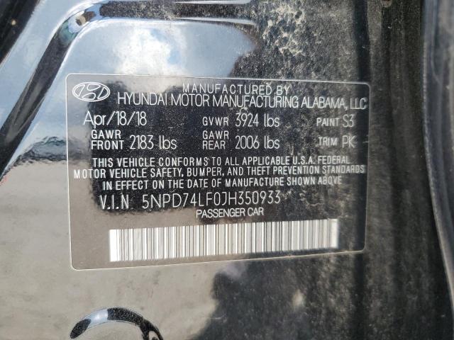 2018 HYUNDAI ELANTRA SE - 5NPD74LF0JH350933