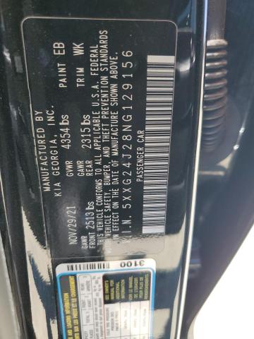 2022 KIA K5 LX 5XXG24J28NG129156