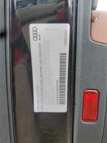 2021 AUDI A4 PREMIUM WAUABAF45MN004792