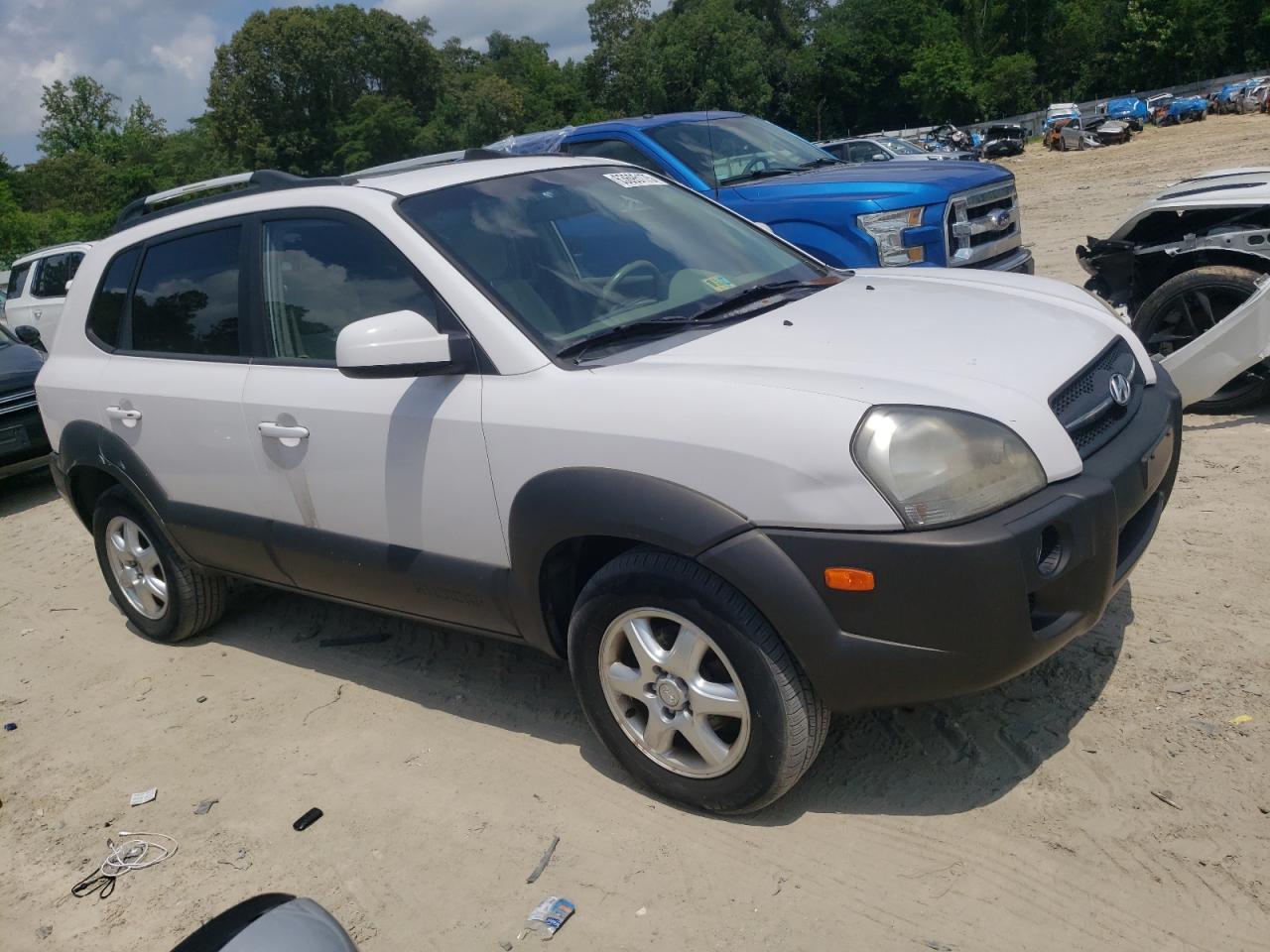 Lot #3293358444 2005 HYUNDAI TUCSON GLS