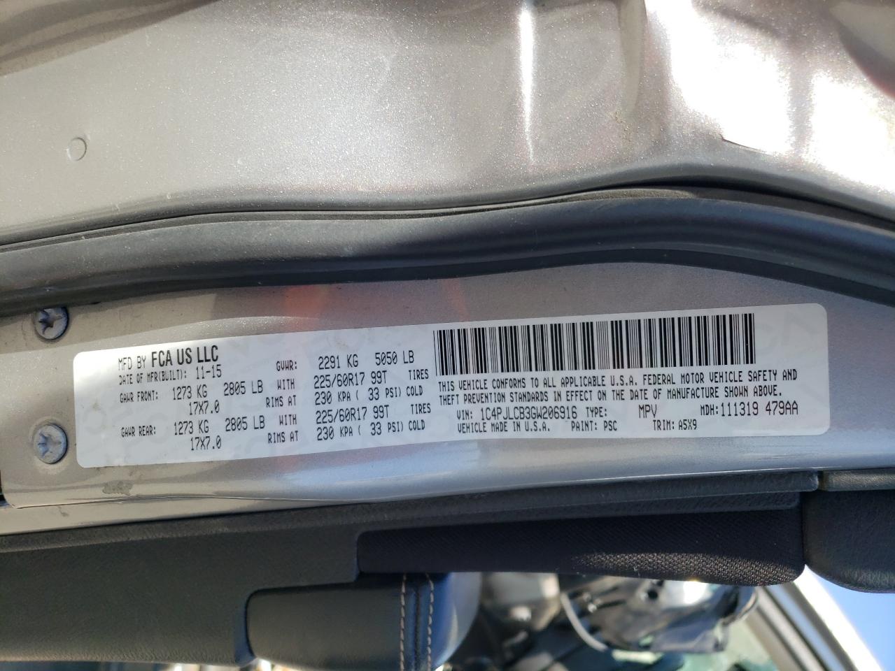 JEEP GRAND CHEROKEE LATITUDE