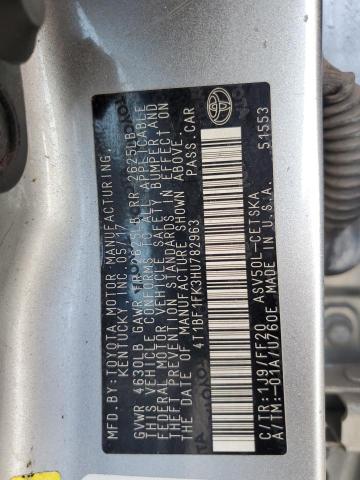 2017 TOYOTA CAMRY LE - 4T1BF1FK3HU782963