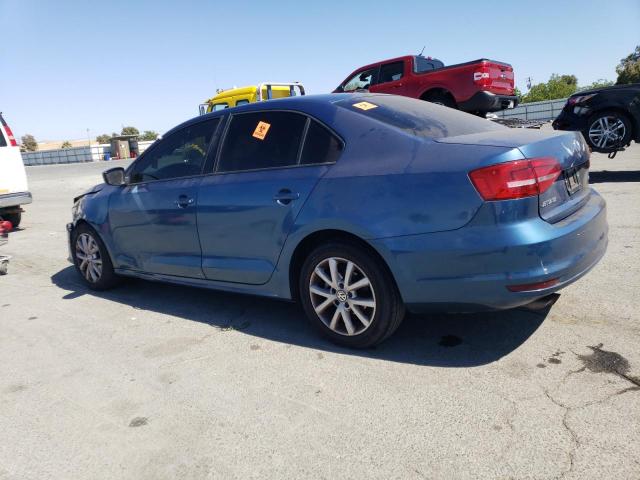 VOLKSWAGEN JETTA SE 2015 blue  gas 3VWD17AJ8FM242150 photo #3