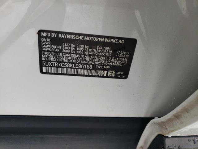 2019 BMW X3 SDRIVE3 - 5UXTR7C58KLE96168