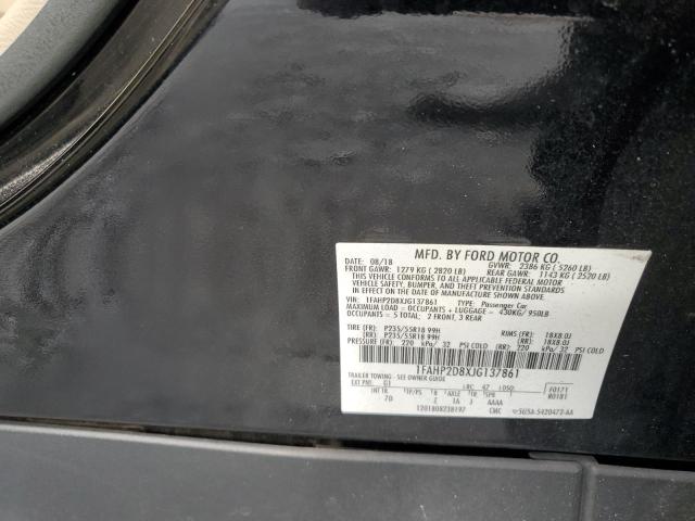 2018 FORD TAURUS SE - 1FAHP2D8XJG137861
