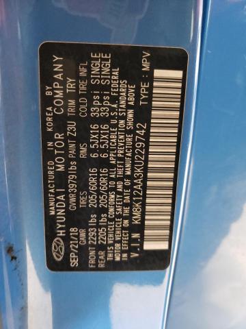 2019 HYUNDAI KONA SE - KM8K12AA3KU229742