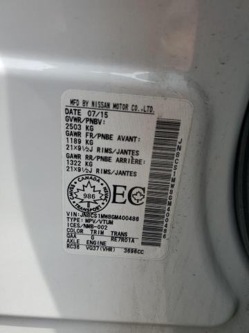 2016 INFINITI QX70 - JN8CS1MW8GM400486