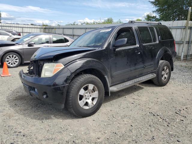 NISSAN PATHFINDER 2007 black  gas 5N1AR18W17C633135 photo #1