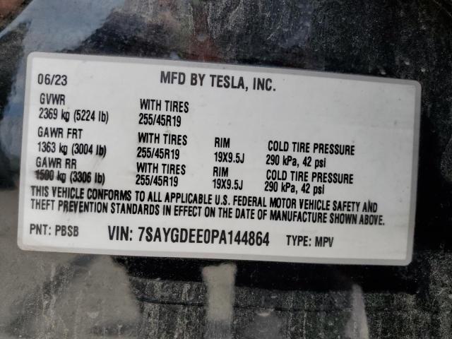 2023 TESLA MODEL Y 7SAYGDEE0PA144864