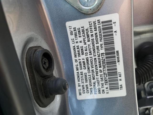 2017 HONDA CIVIC EX 19XFC2F77HE052178