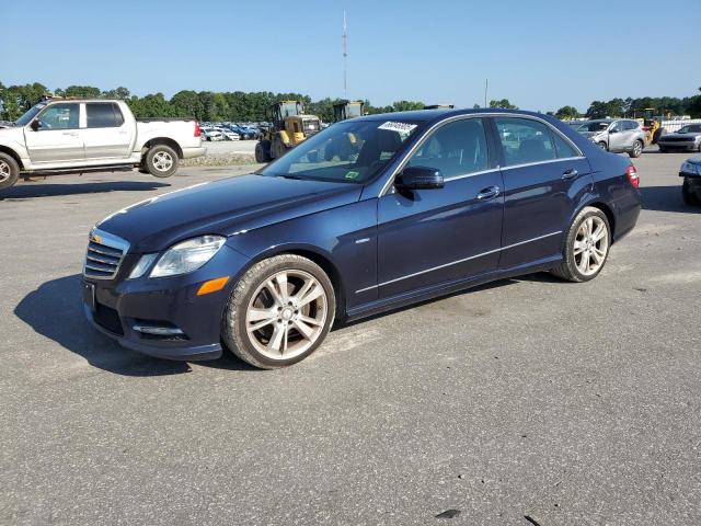 MERCEDES-BENZ E 350 4MAT 2012 blue  gas WDDHF8JB8CA544489 photo #1