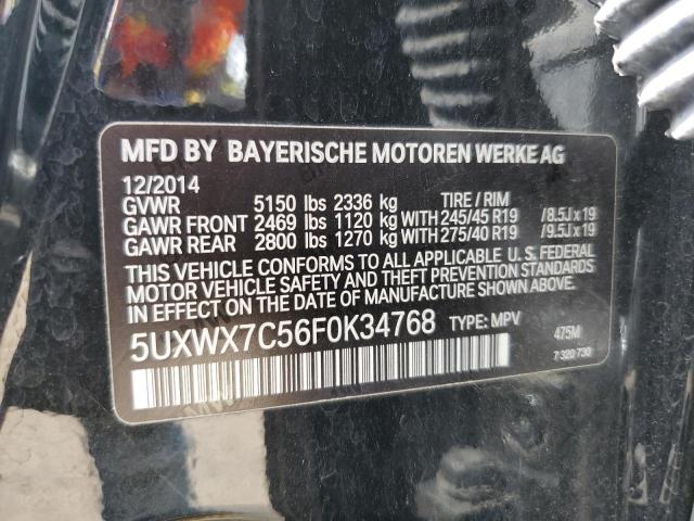 2015 BMW X3 XDRIVE3 5UXWX7C56F0K34768