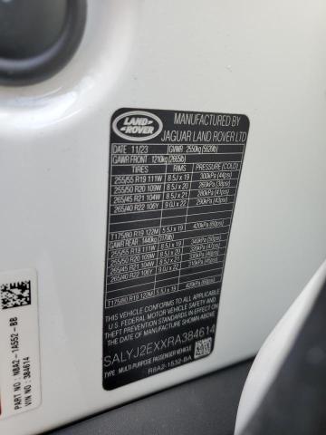 2024 LAND ROVER RANGE ROVE SALYJ2EXXRA384614