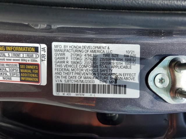 2021 ACURA RDX TECHNO 5J8TC1H57ML023033