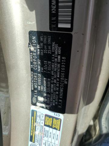2016 KIA SEDONA EX KNDMC5C18G6169118