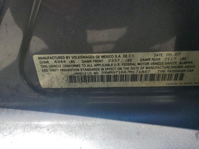 2007 VOLKSWAGEN JETTA 2.5 #3206483543