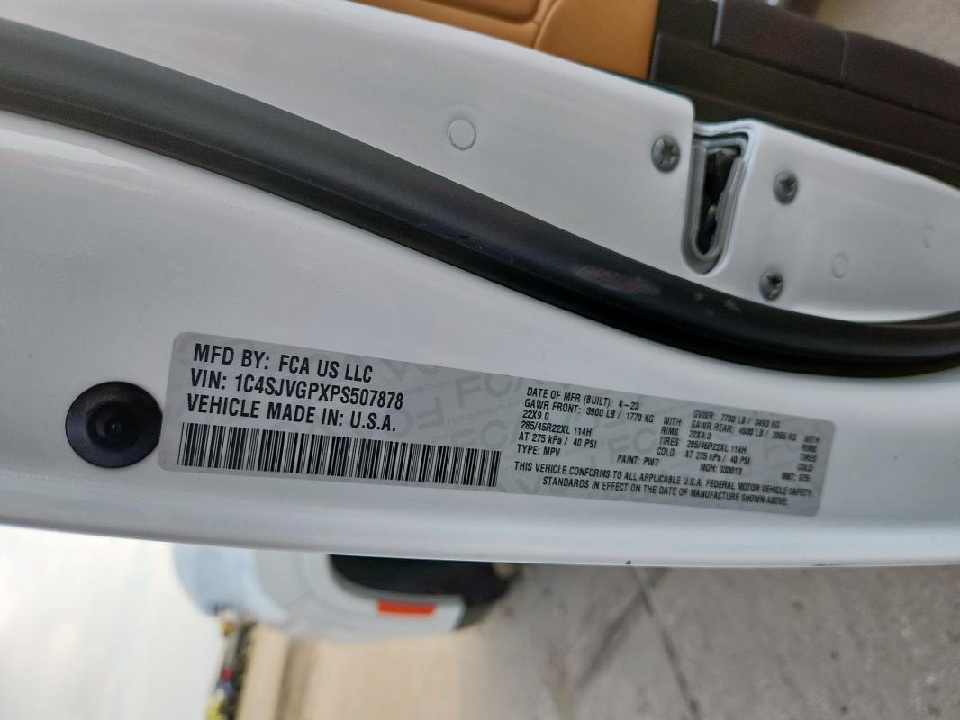 2023 JEEP GRAND WAGO 1C4SJVGPXPS507878